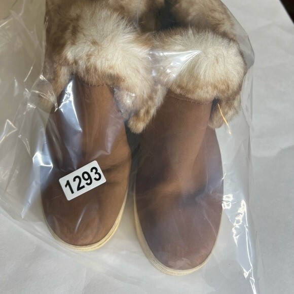 JSlides Wedge booties Taupe Waterproof Suede size 8 - Picture 16 of 16